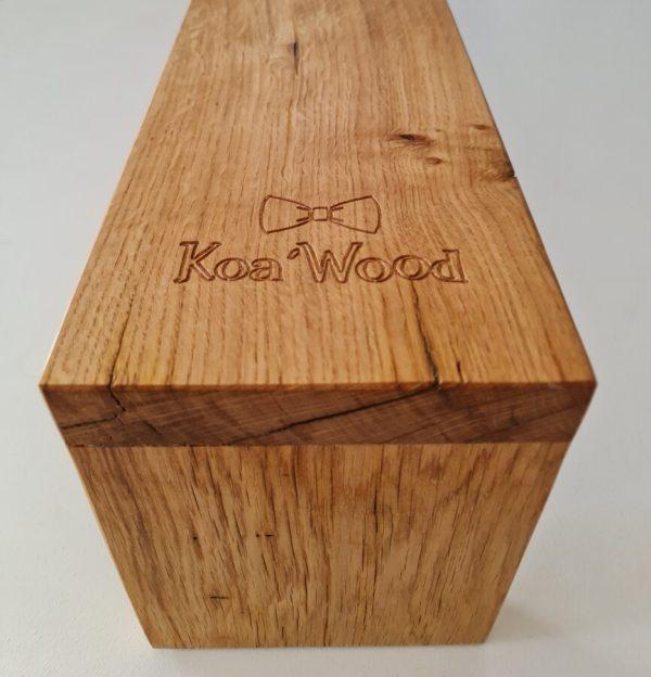 Centre table en chêne Koa'Wood fabriqué en Vendée.